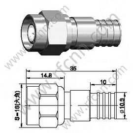 TNC masculino para conector RF LMR300